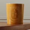 Ambre (amber) – very large candle