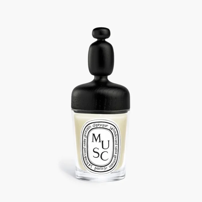 Black abacus lid – for classic candle