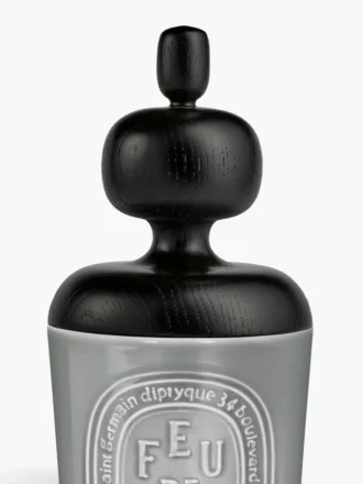 Black astragal lid – for large candle