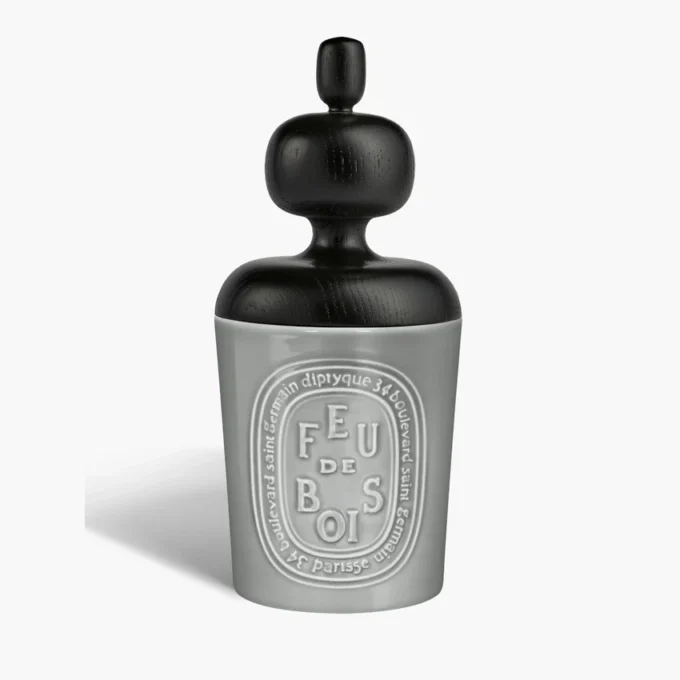 Black astragal lid – for large candle