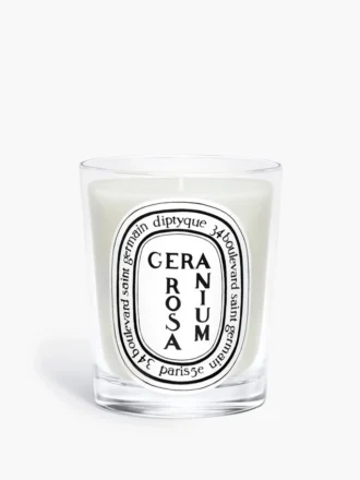 Geranium rosa – classic candle